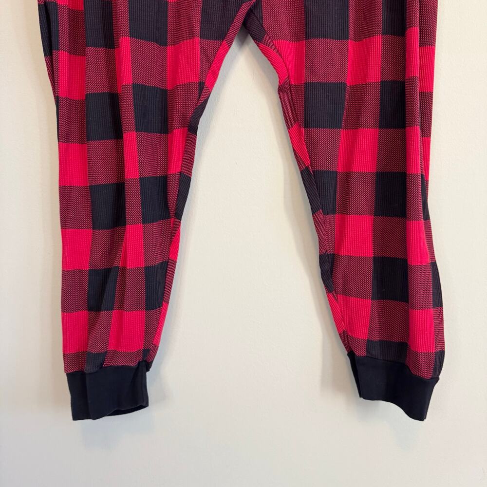 Children's Place Red Buffalo Plaid Cotton T-Shirt Pajama Sleepwear Set 3XL - Picture 9 of 11